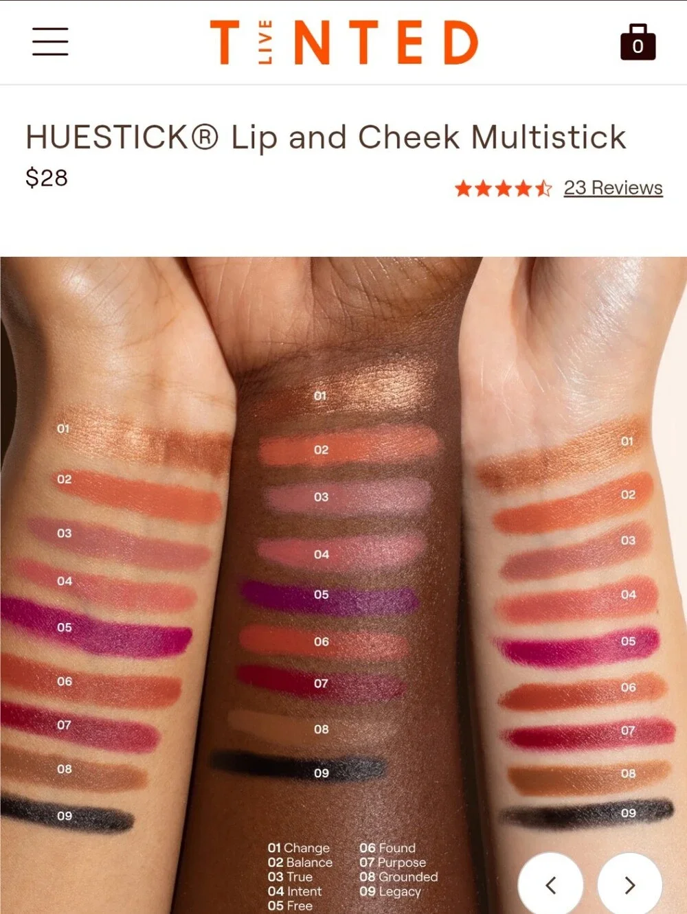 HUestick Lip & Cheek Multistick - Change 01